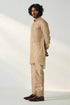 Omkar Gold Beige Coord Set